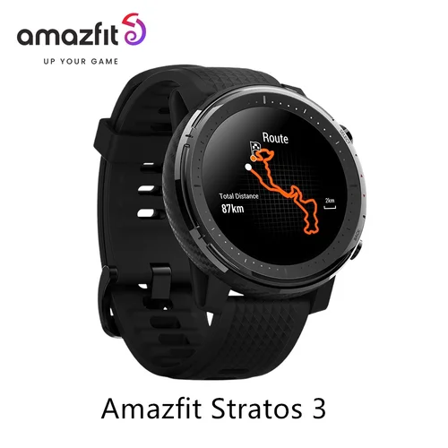 Imagen 1 del producto Amazfit Stratos 3 Smartwatch para hombres con GPS Bluetooth y pantalla impermeable 5ATM máquina de demostración con caja