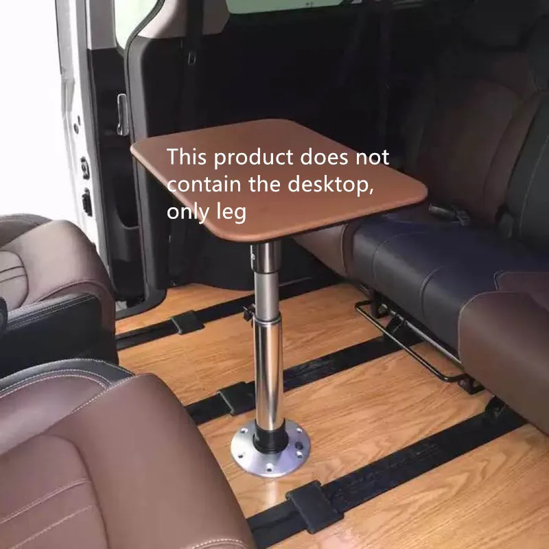 Adjustable Height Telescopic RV Table Leg, Space-Saving Table Mount and Stowable Support Bracket for Motorhomes and Camper