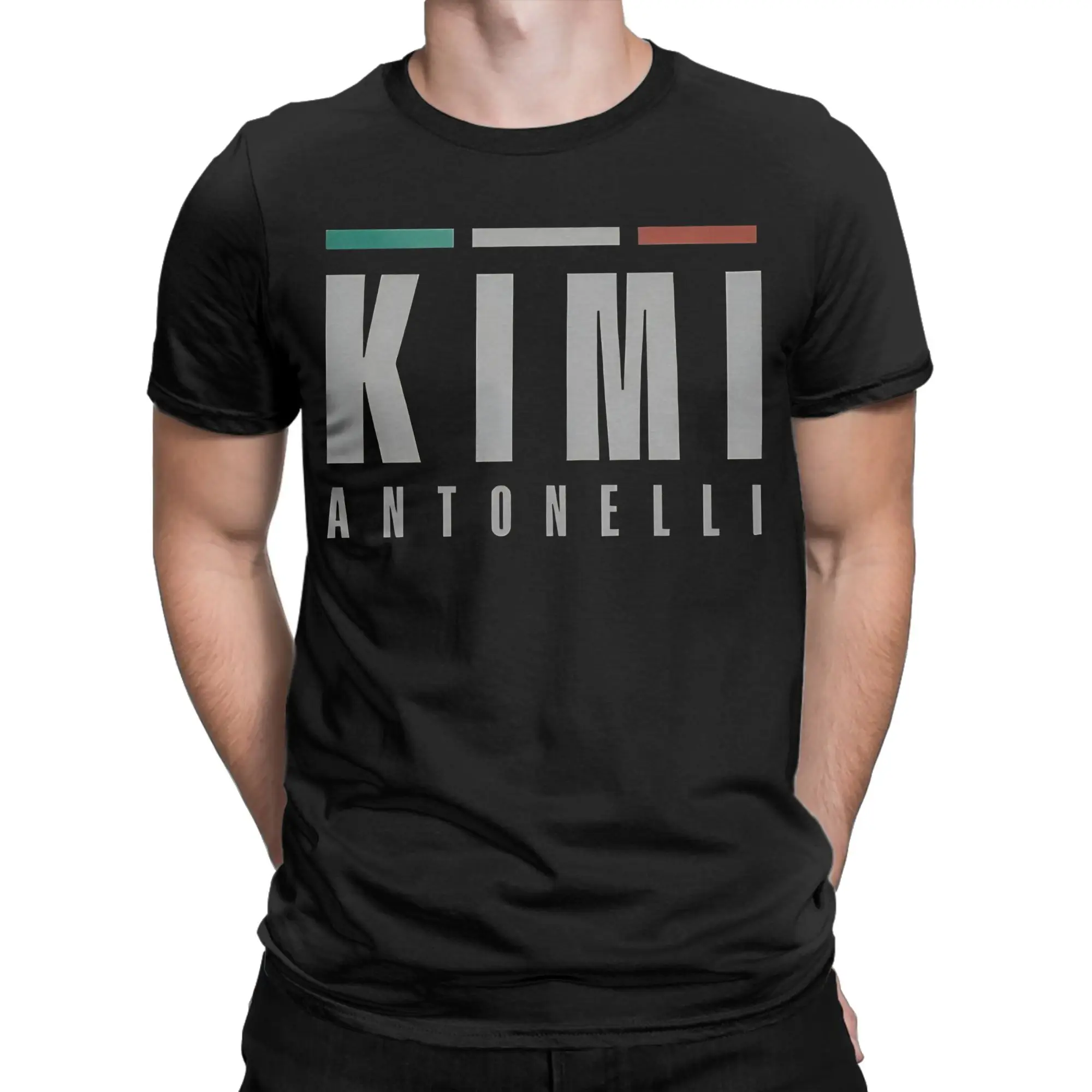 Unique Andrea Kimi Antonelli T-Shirt Men Crewneck 100% Cotton T Shirt  Short Sleeve Tees Gift Idea Tops
