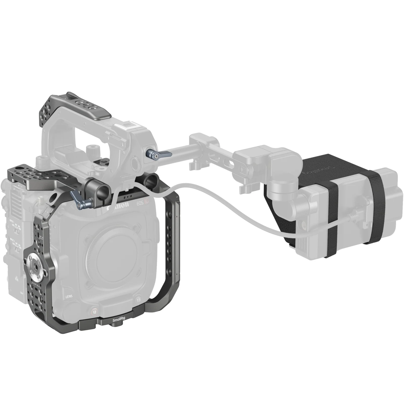 SmallRig Cage Kit for Canon EOS C400  Full Cage Protective Frame Extensive Mounting Interfaces with QR Accessories