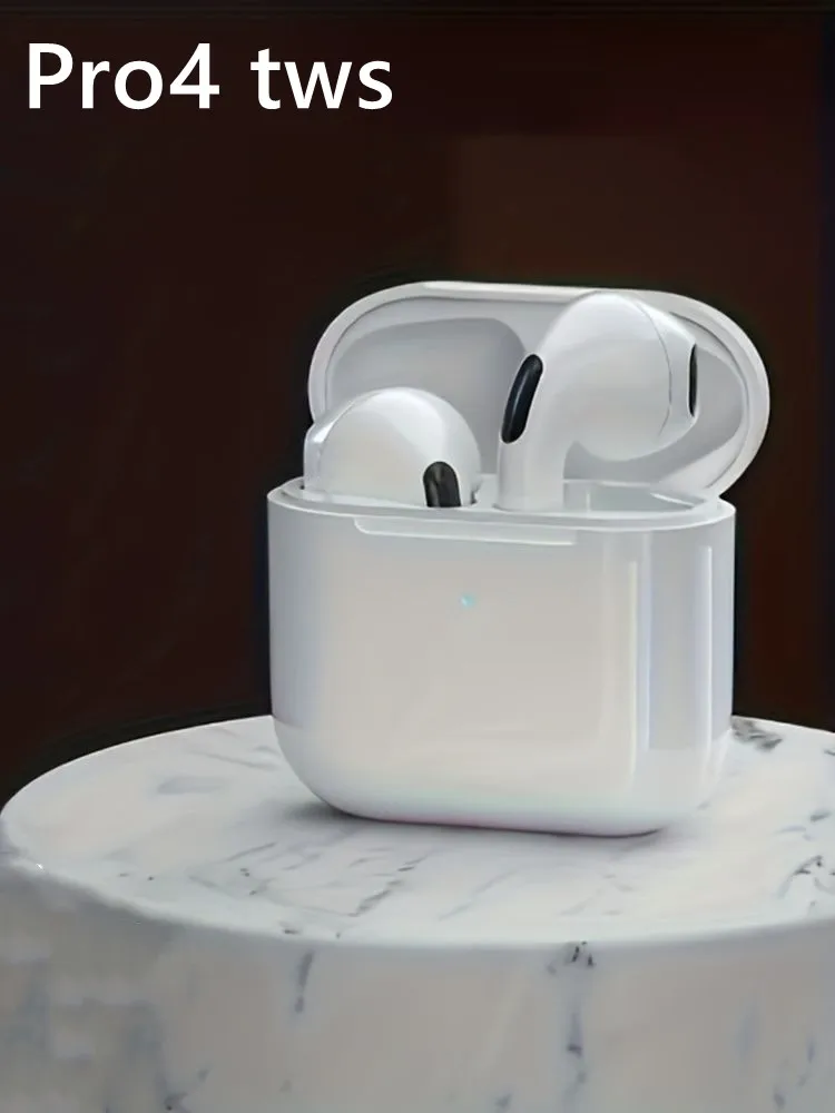 Pro 4 TWS Wireless Headphones Earphone Bluetooth-compatible 5.3 Waterproof Headset with Mic for Xiaomi iPhone Pro4 Earbuds