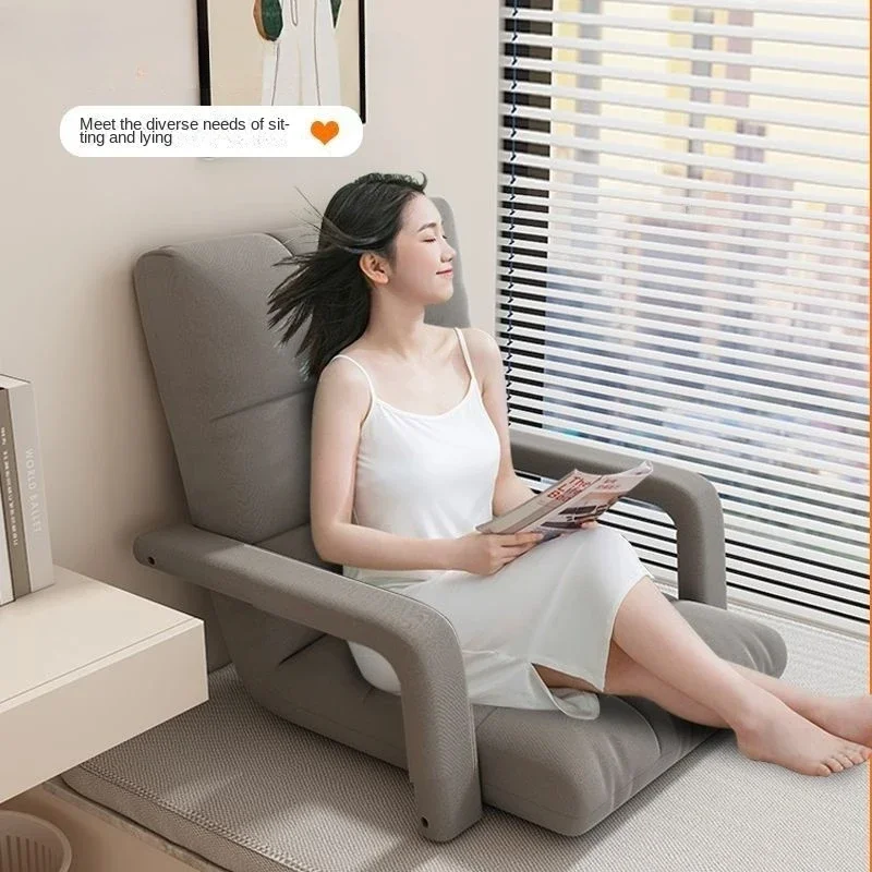 Lazy Sofa Bedroom Can Lie Or Sleep Small Sofa With Bay Window Tatami Bed Back Chair Folding Recliner Seat Cushion Hot New