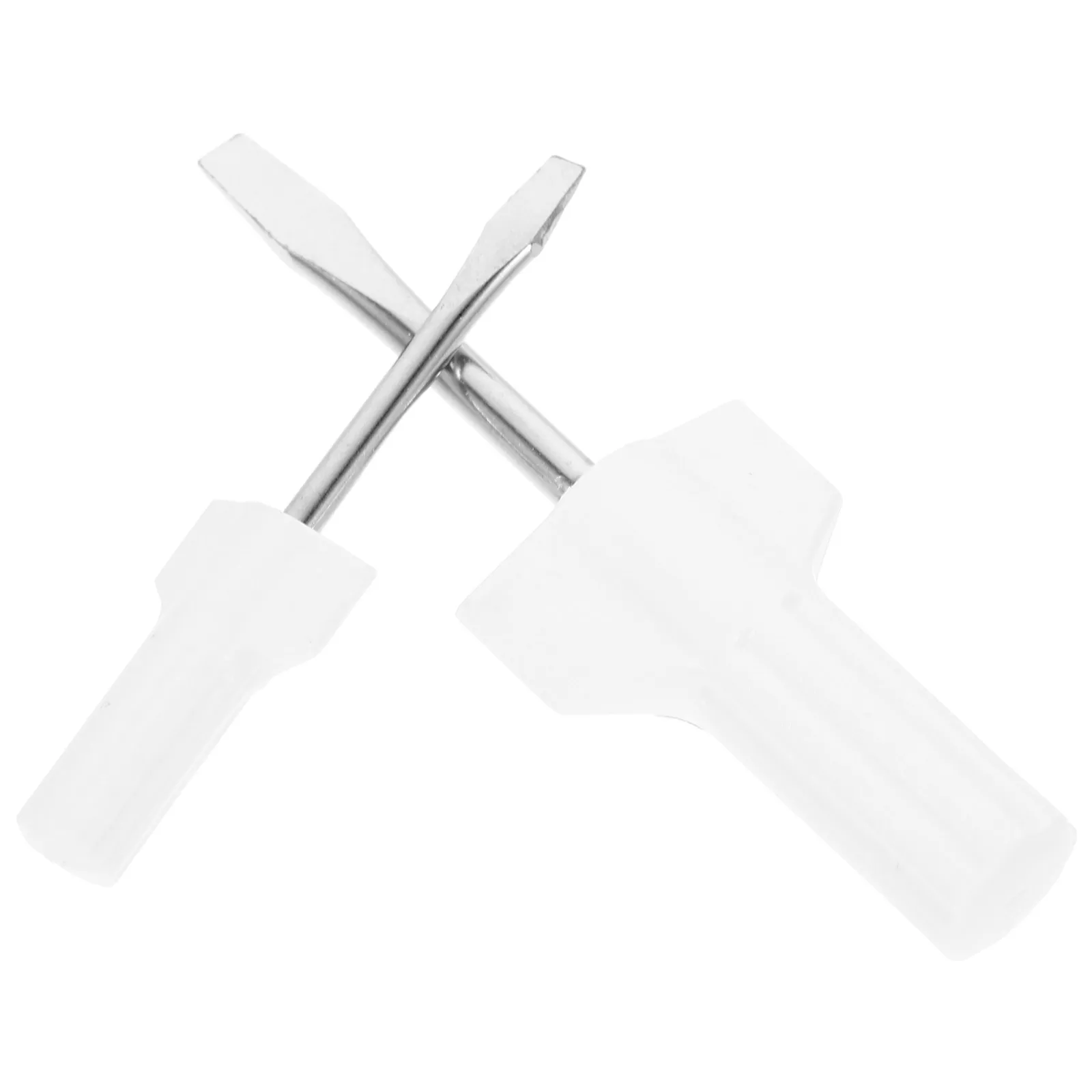 

2 Pcs Sewing Machine Screwdriver Long Flat Head Tools for Needle Plate