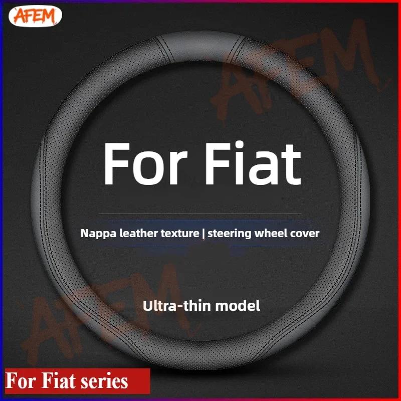 Non-slip Car Steering Wheel Cover For Fiat Talento Freemont Linea TIPO Panda Ducato Bravo Argo Grande Punto Auto Accessories
