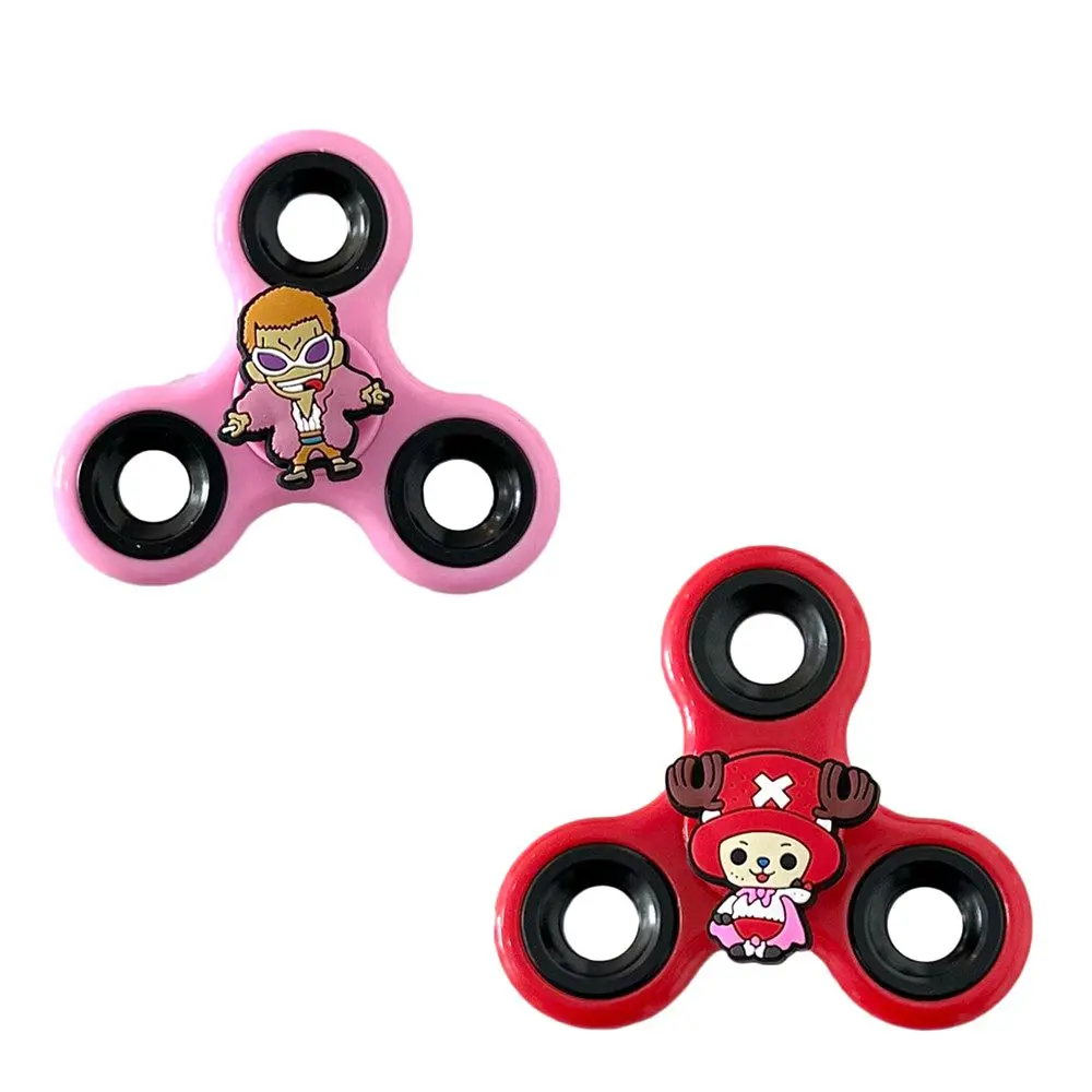 ฟิกเกอร์การ์ตูนวันพีซ 1 ชิ้น ของเล่นฟิดเจ็ตสปินเนอร์ ลูฟี่ โซโล โมเดลพีวีซี ของเล่นคลายเครียดสำหรับเด็ก