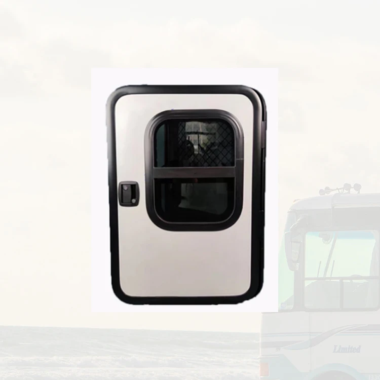 Customizable 620*1050mm With Aluminum Alloy Lifting Window Teardrop Trailer Door