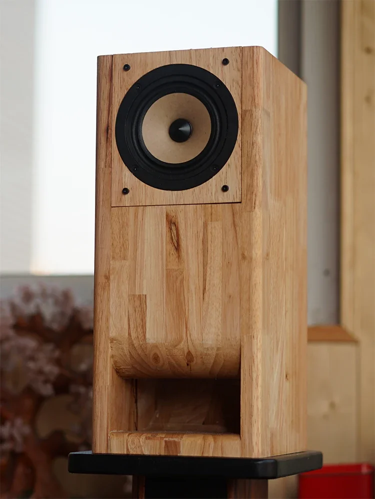 Y-031 10,2 cm Vollfrequenz-Labyrinth-Lautsprecher, leere Box, Bücherregal, HiFi-Verstärker, ein Paar DIY Custom