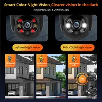 Caméra IP Fuers 8MP 4K pour extérieur, sécurité domestique, suivi automatique, détection humaine par IA, caméra de surveillance WIFI CCTV, compatible avec Tuya Smart 5