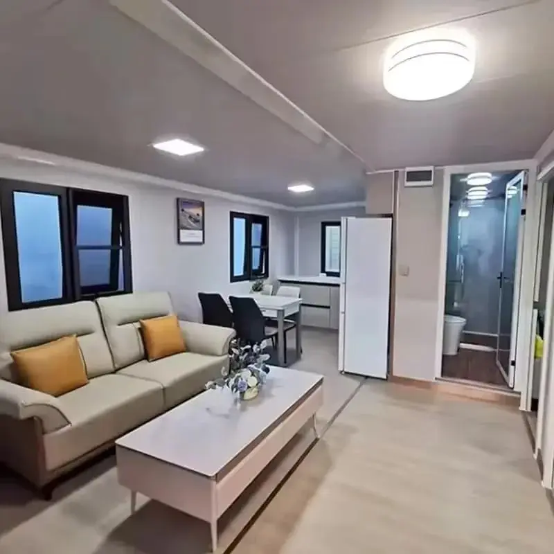 Luxury Foldable Container House with Terrace - Portable Modular Tiny House 1-3 Bedroom Custom Prefab House for Living