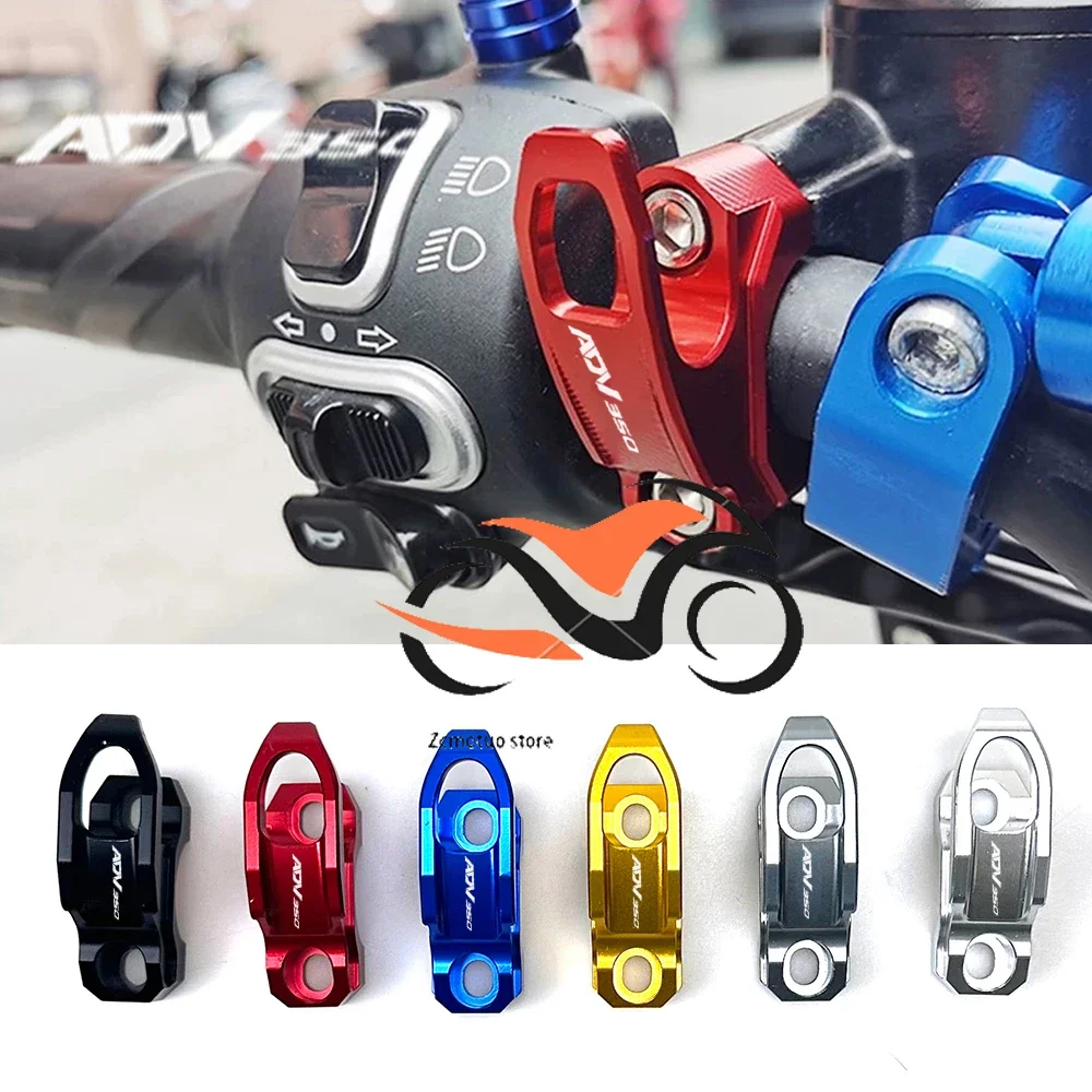 

For HONDA ADV350 ADV 350 2021 2022 Motorcycle Accessories CNC Brake Master Cylinder Bracket Bag Luggage Clamp Holder Helmet Hook