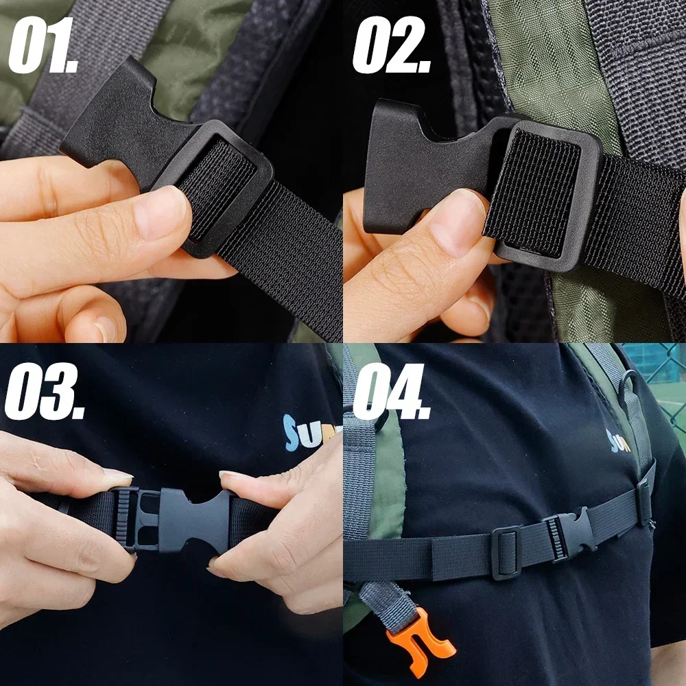 Backpack Chest Bag Strap Harness Adjustable Shoulder Strap For Bag Outdoor Camping Tactical Bags Straps Accessories For Backpack