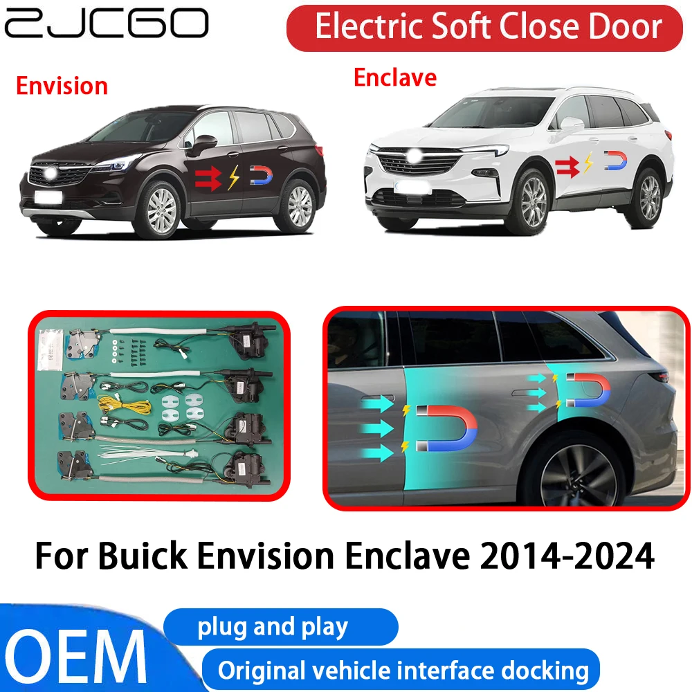 

for Buick Envision Enclave 2014-2024 Car Automatic Electric Soft Close Door Closer System OEM Plug and Play Comfort Closing