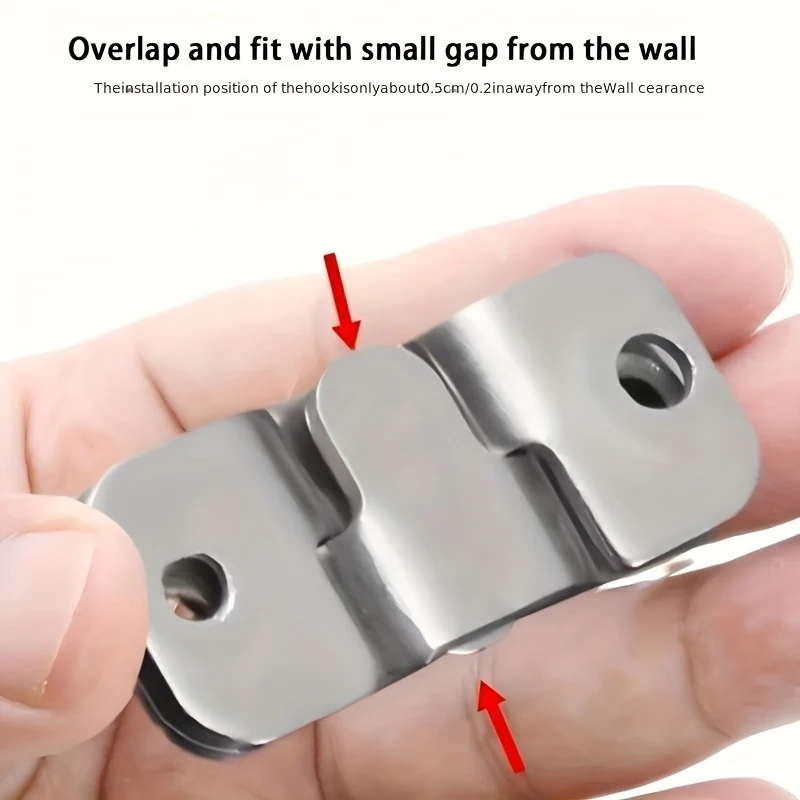 20PCS Metal Hook, Modern Style Locking Wall Bracket, Suitable for Frames, Furniture and Bed Corners, Easy to Install Hooks