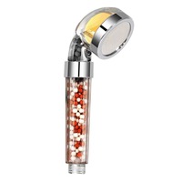 With aromatherapy Shower Head High Pressure Water Saving Nozzle with Anion Filter Home Bathroom Spa Shower Accessories Shower