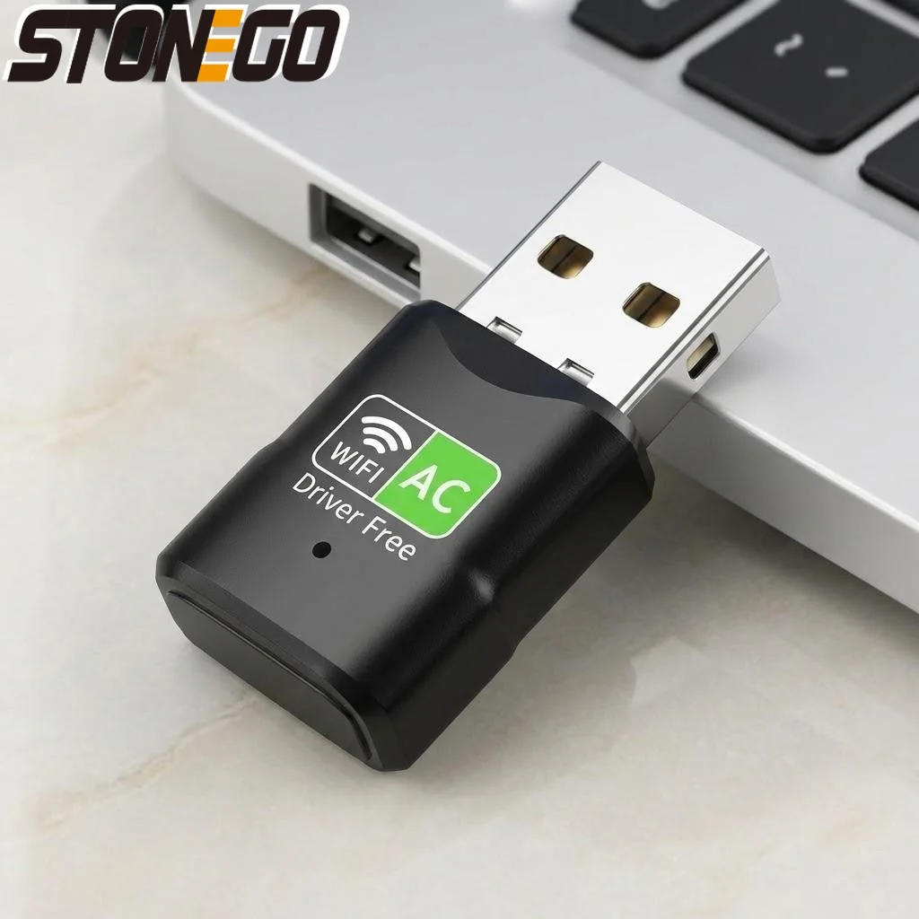 

AC600 Dual Band USB WiFi Adapter 2.4G 5GHz Wireless Network Dongle for PC Laptop High Speed Internet Windows 11 10