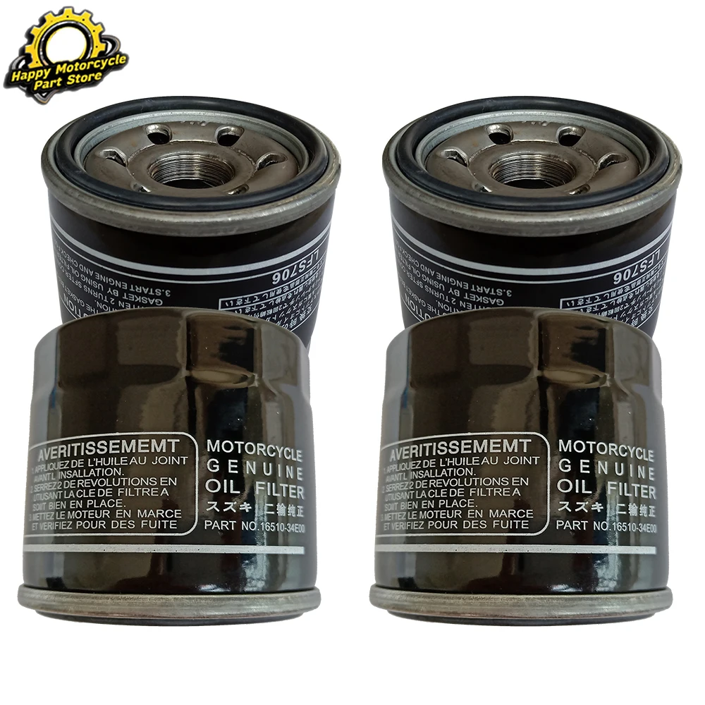 1pc/2/4/5pc Oil Filter for Suzuki DL250 DL650 DL1000 V-Strom DL1050 ABS XT Touring Traveller Adventure Desert Sport 250 650 1000