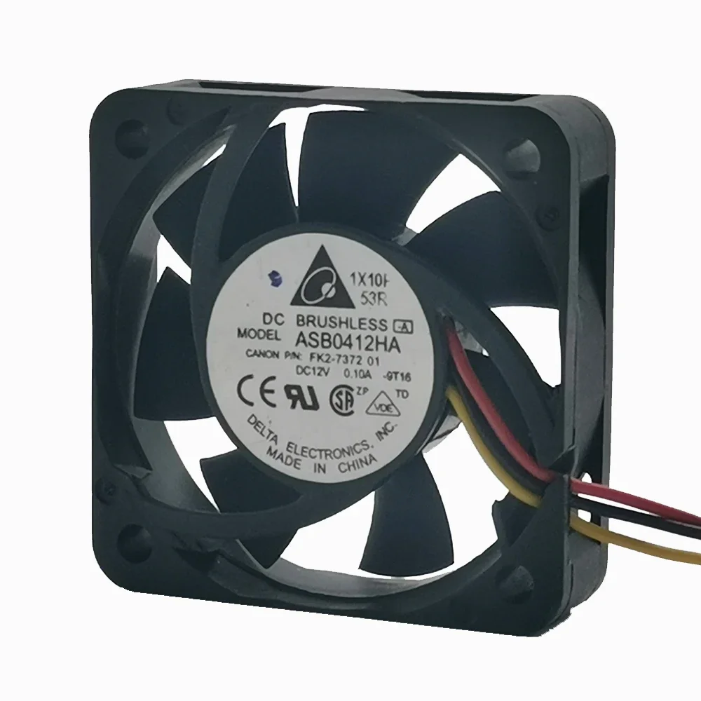 Delta original-ventilador silencioso, ASB0412HA, DC 12V, 0.10A, 4cm, 4010, 3 fios, 40x40x10mm, novo