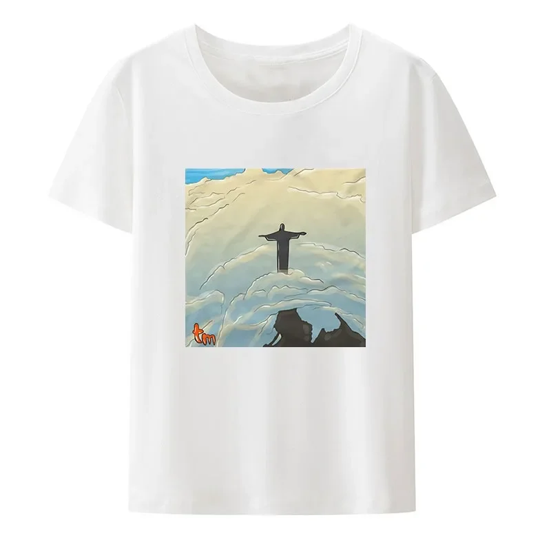 Religious Easter Humor Streetwear Cool Jesus Play Basketball Funny T-shirt Christian Faith Tee for Women Men Cloth Religion Tops