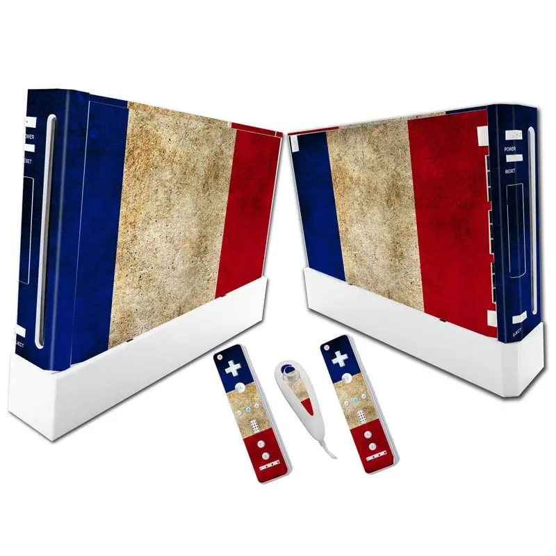 Skull Head Skin Sticker Protector Gaming Console Controller Sticker per Wii Skin cover proteggi la personalizzazione del supporto