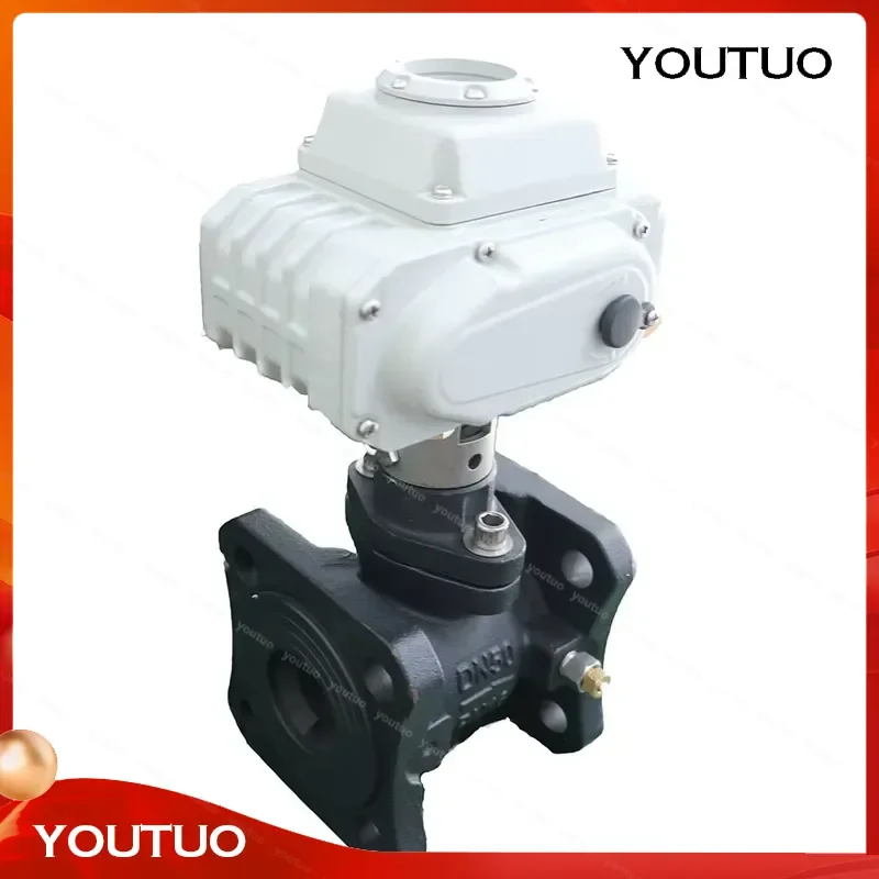for CTB-016 4-20mA PVC Motorized Ball Valve High Torque DC12V 24V Passive Control Electric Water Acid Valve for Domestic