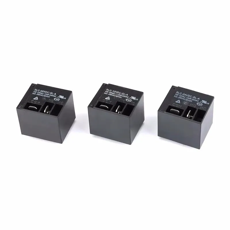 

10PCS SLC-05/12/24V DC-SL-A 4-pin 30A normally open silver alloy contact electromagnetic relay