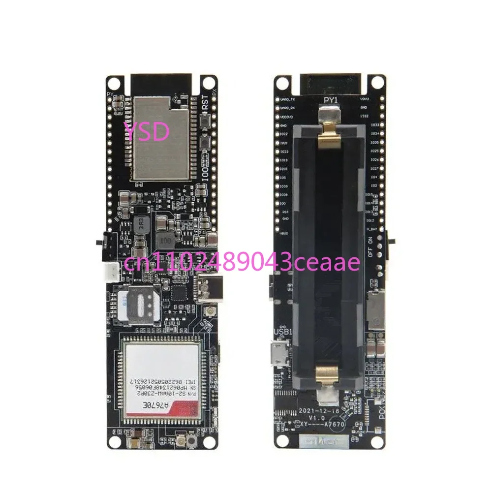 T-A7670G/E/SA R2 4G Development Board LTE CAT1 SIM Module ESP32 Support GSM/GPRS/EDGE TF Card A7670G A7670E A7670SA