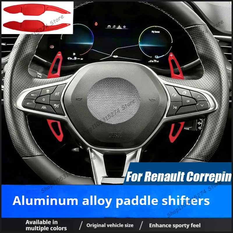 Suitable for Renault Correpin Shift Paddles, Cappin Arcana Clio Modified Aluminum Alloy Steering Wheel Paddles