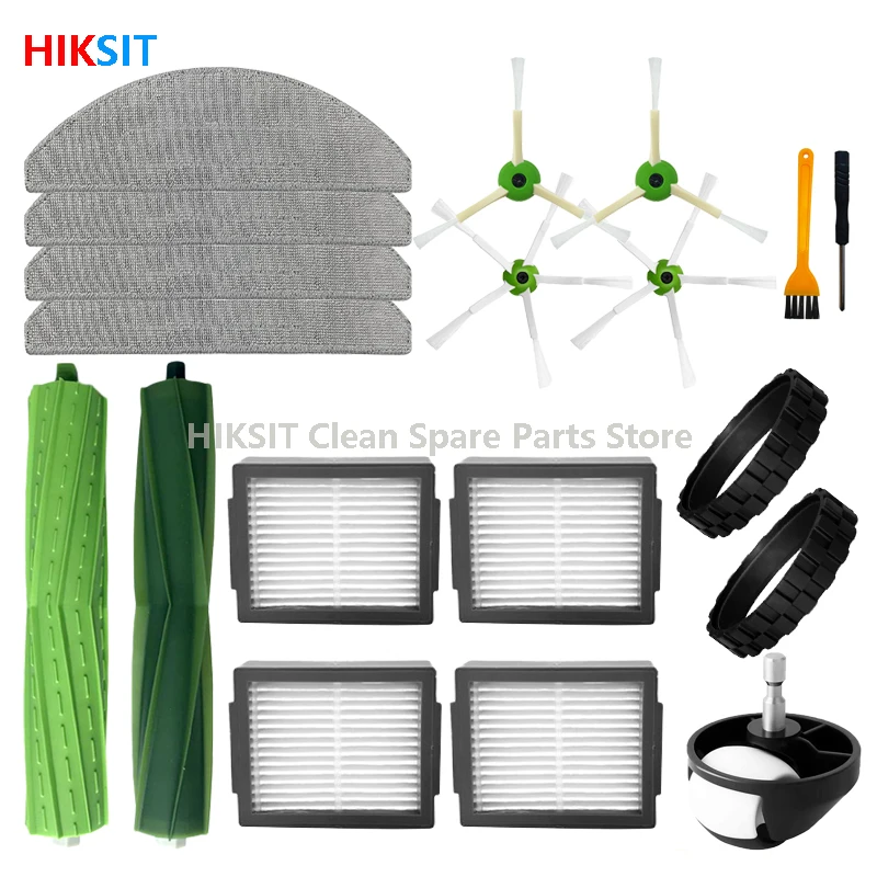 Roller Zijborstel Mop Doek Hepa Filter Onderdelen Voor Irobot Roomba J5 / J5 + / I5 / I5 + Robot Stofzuiger Accessoires