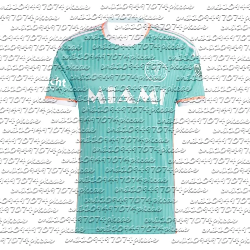 Nueva Camiseta de Fútbol de Moda Miami Third Kit para Hombre, Adulto, de Secado Rápido, Transpirable, para Fanáticos del Fútbol, Camiseta Deportiva