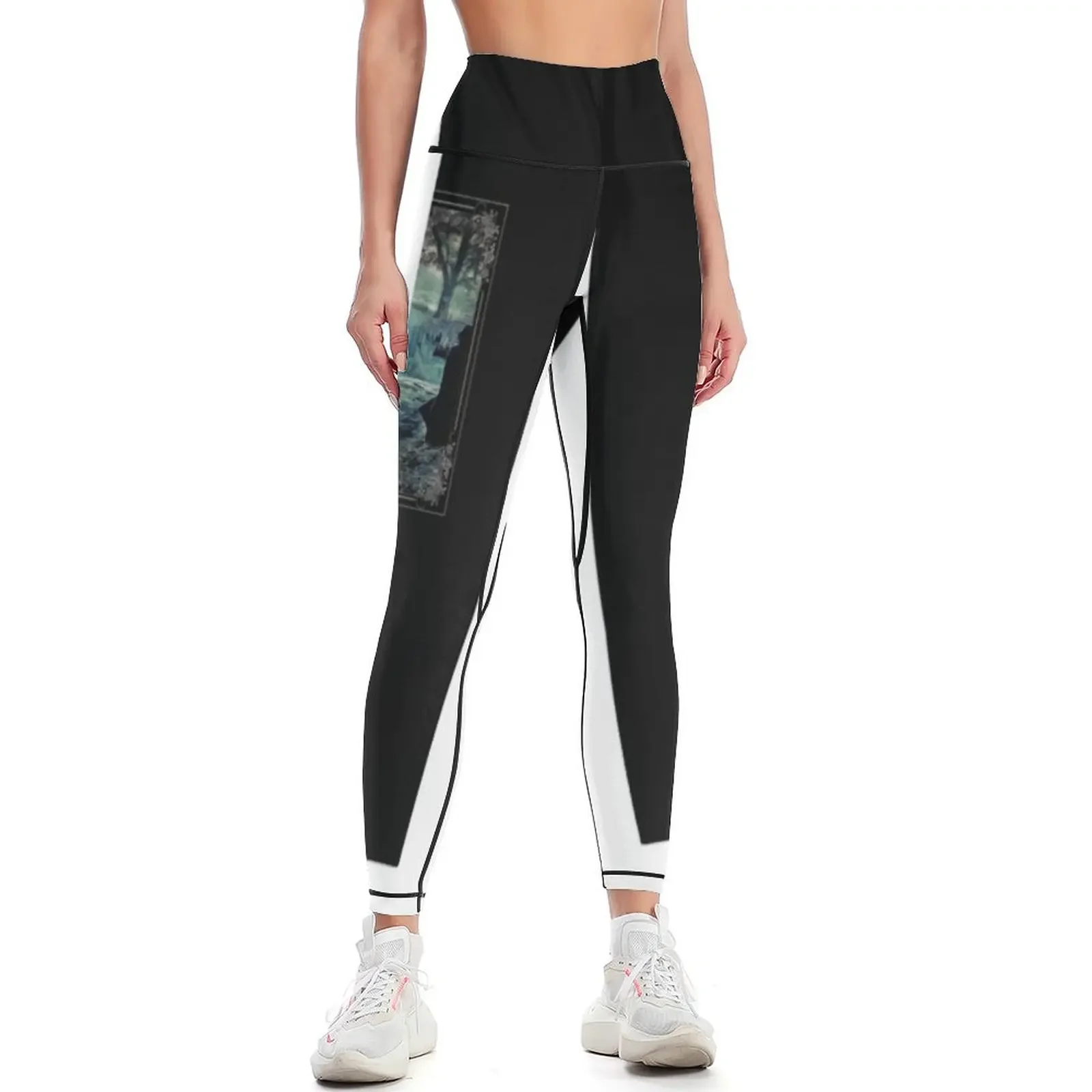

A Silver Doe - vintage framend Leggings gym sportswear woman legings for fitness Women's high waist Golf wear Womens Leggings