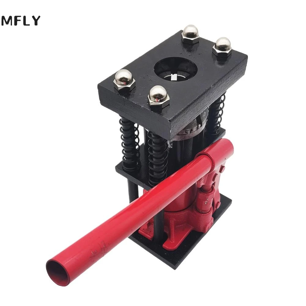 D-type 8-tooth Hand Plastic Hose Crimper Hose Crimping Tool Benchtop Hydraulic Clamp High Pressure Tube Crimping Machine 12~20mm