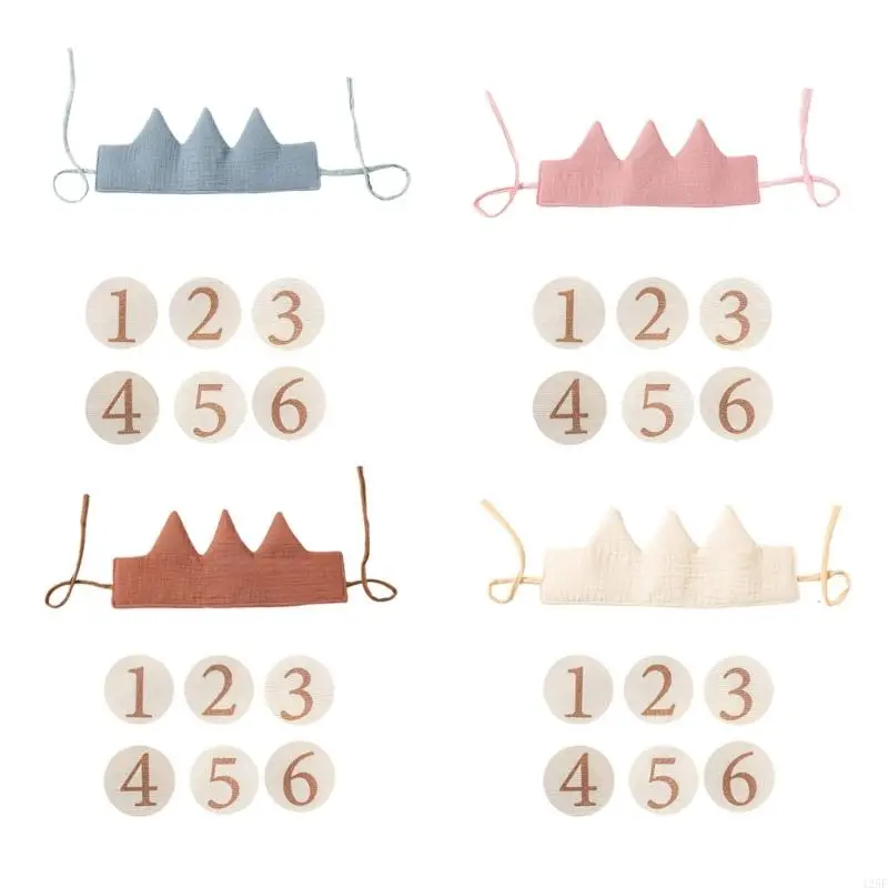 

1 Set Baby Headsder ​​& Wand для младенцев -малышей Photography Props 425f