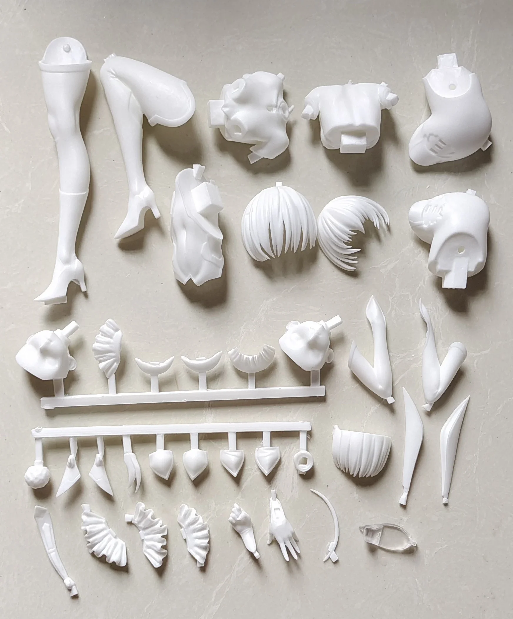 

Аниме Mizuki Yukikaze Kit kawaii Resin GK DIY Белая сборка GK Модель Статуя Игрушки Кукла Коллекция Подарки