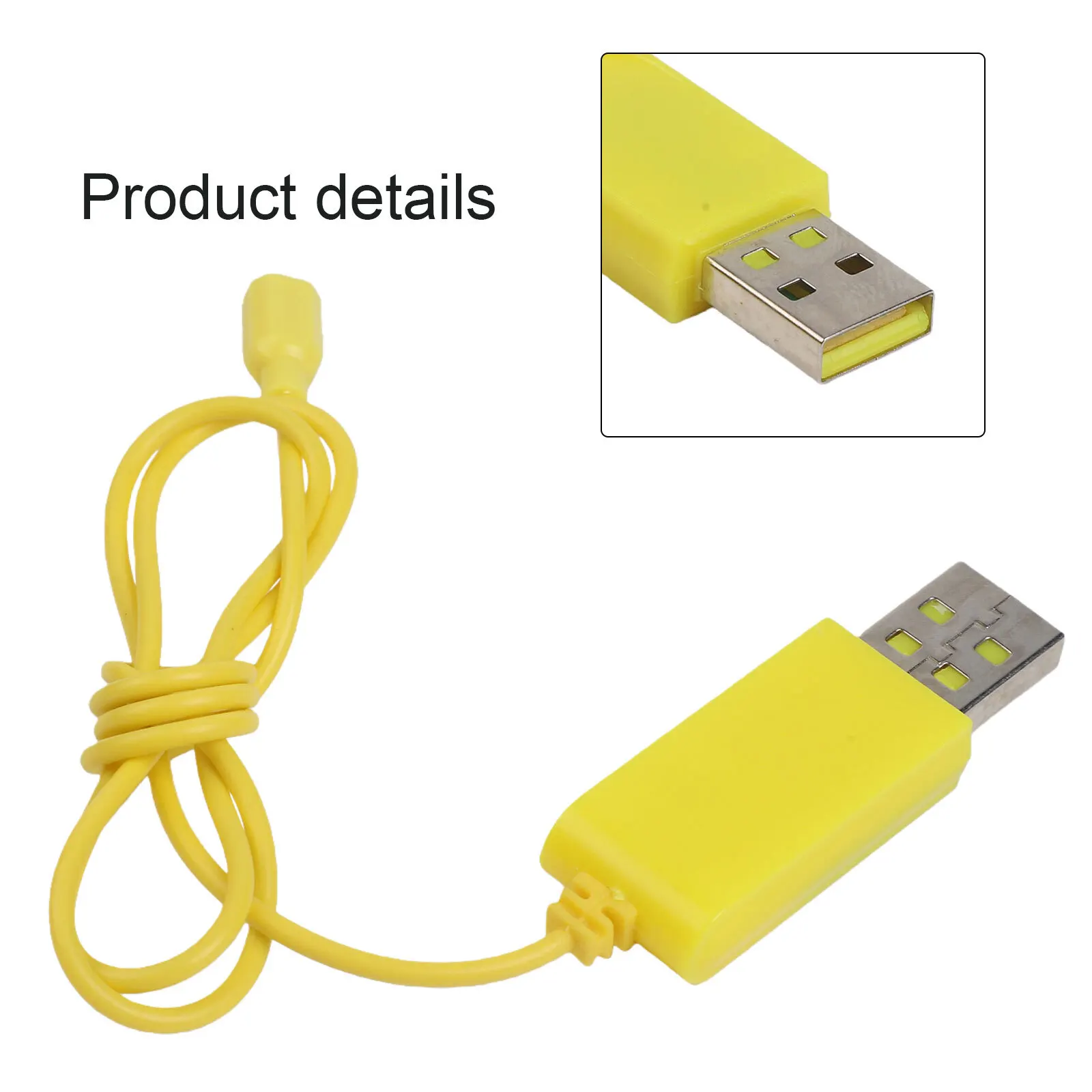 

USB Charging Cord for Mini RC Car and Quadcopter Devices Standard USB Connector Lightweight Cable for Efficient Charging