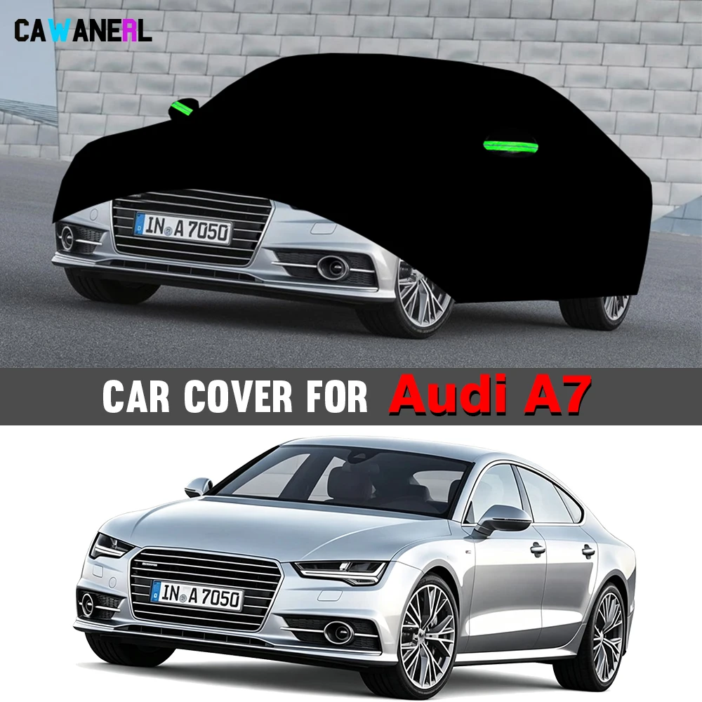 Windproof Car Cover Auto Sun Rain Snow Prevent Cover For Audi A7 2010-2026