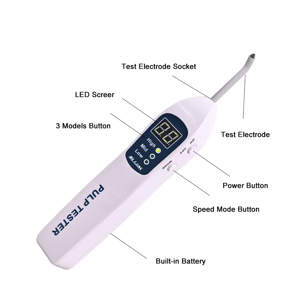 Dental Endodontic Pulp Tester  Dental C-PULSE Tooth Nerve State Tester Root Canal Instruments Intraoral Chamber Vitality Tester
