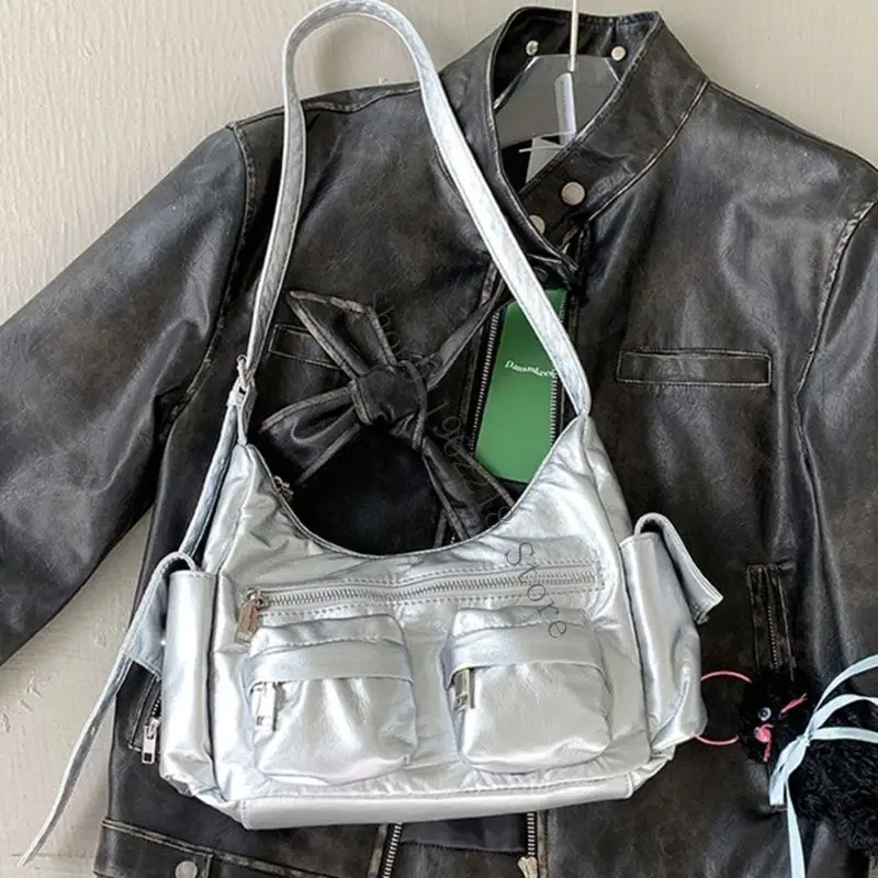 

Stylish Crossbody Bag PU Leather Shoulder Bags For Commuting And Shopping 066F