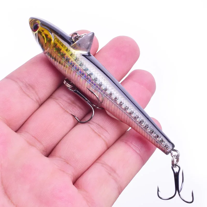 1 Pc 9cm 13.8g Long Shot Sinking Winter Lures Fishing Wobblers Lure for Fishing Minnow for Fish Bait Artificial Pencil Baits