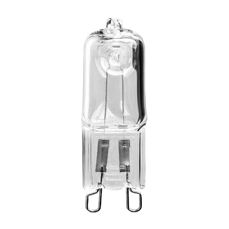 Sprzedaż hurtowa 10PCS G9 220V 20W 25W 40W eko żarówki halogenowe kapsułka żarówki ledowe włożona koraliki kryształowa lampa halogenowa żarówka