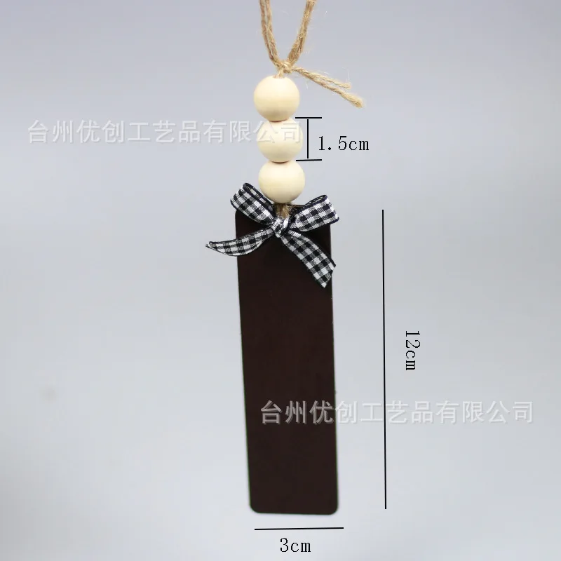 

12Pcs Rustic Farmhouse Wood Tags Blank Hanging Ornaments for DIY Crafts Wedding Party Home Decor Wood Pieces for Crafts