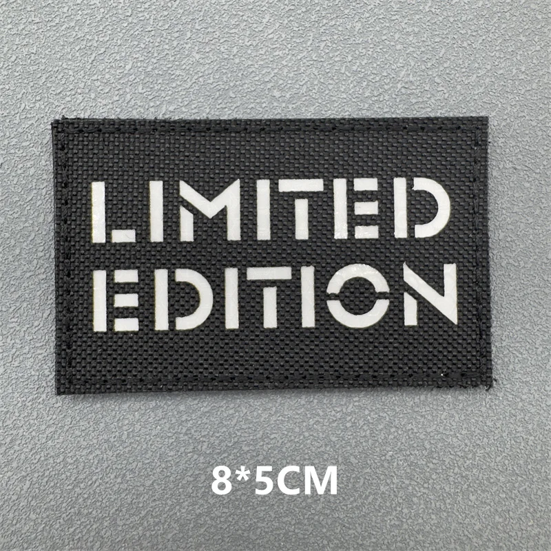 Tactical Patches for Clothing IR Reflective Badge on Backpack Vest DIY Hook and Loop Morale Badges Outdoor Supplies