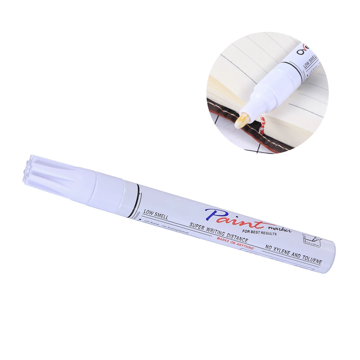 

Car Scratch Repair Pen Black White Touch Up Paint Marker Durable Practical Conceal Lines Small Scratches Prevent Rust Oxidation