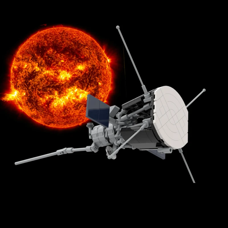 Military Space Probe Model MOC Building Bricks War Equipment Modular Technology Gifts Holiday Assemble Children Toys Suit
