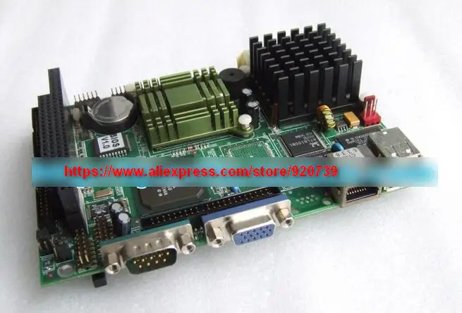 WAFER-C400EV  V1.0 100% Original  3.5" IPC Motherboard Embedded PC/104 3.5 inch Industrial Motherboard ISA with CPU RAM