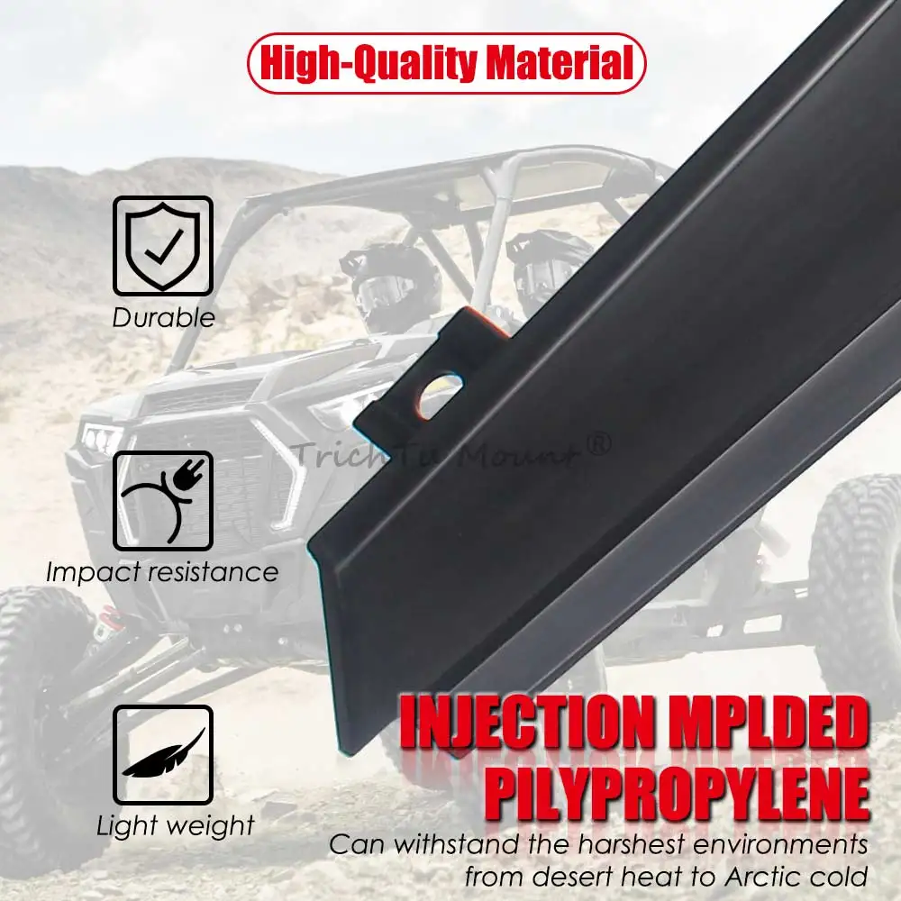 Left & Right Rear Upper Side Fender Protector For Polaris RZR XP 4 1000 Premium Sport Turbo S/4 2017-2022 UTV Accessories