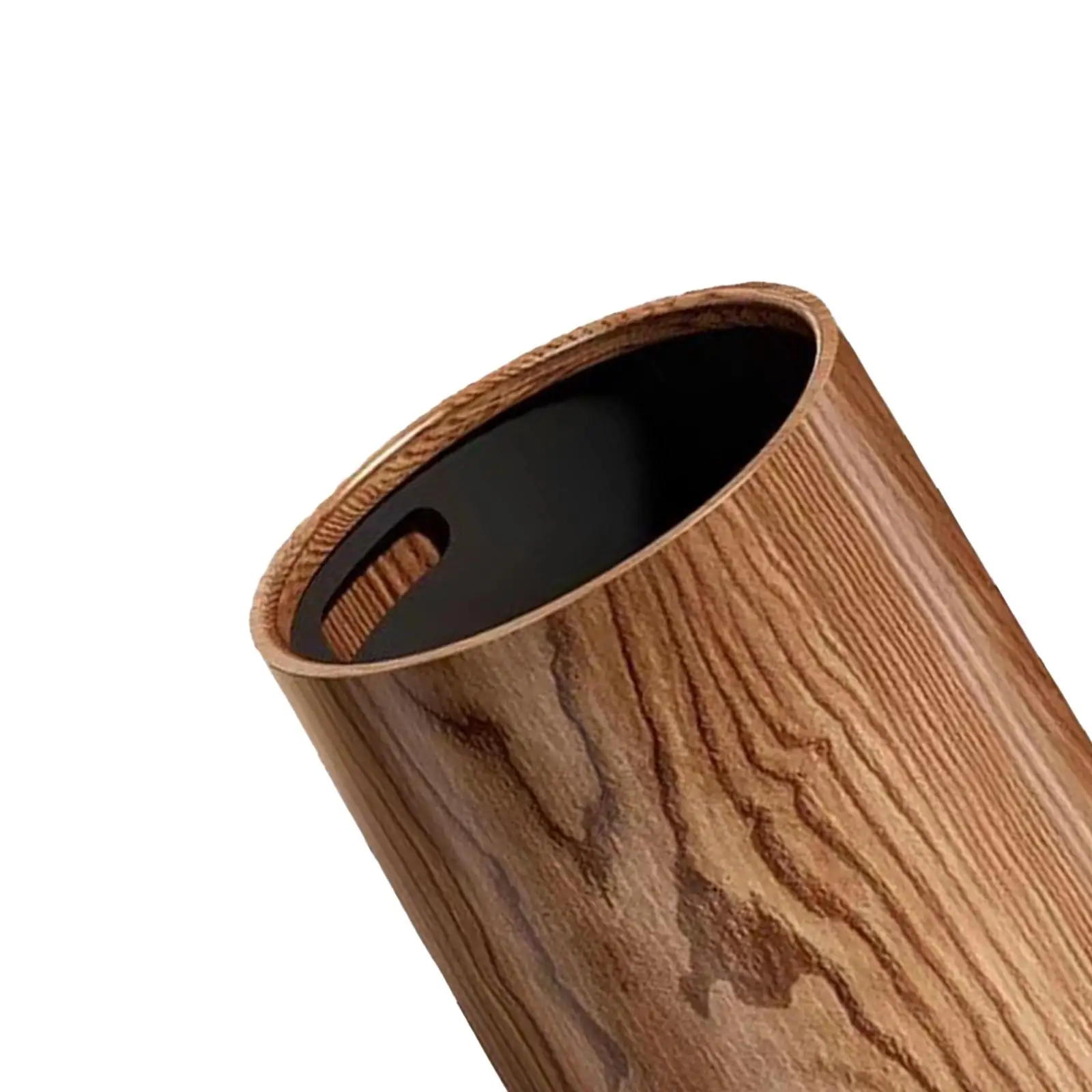 Wood Grain Trash Can Elegant Home without Lid Waste Bin Garbage Container for Bathroom Office Laundry Bedroom Powder Room