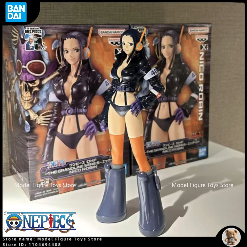 

In Stock One Piece Bandai-Action Figure Anime Banpreso Original Nico Robin DXF Grandline Series Head PVC Model Collectible Toys
