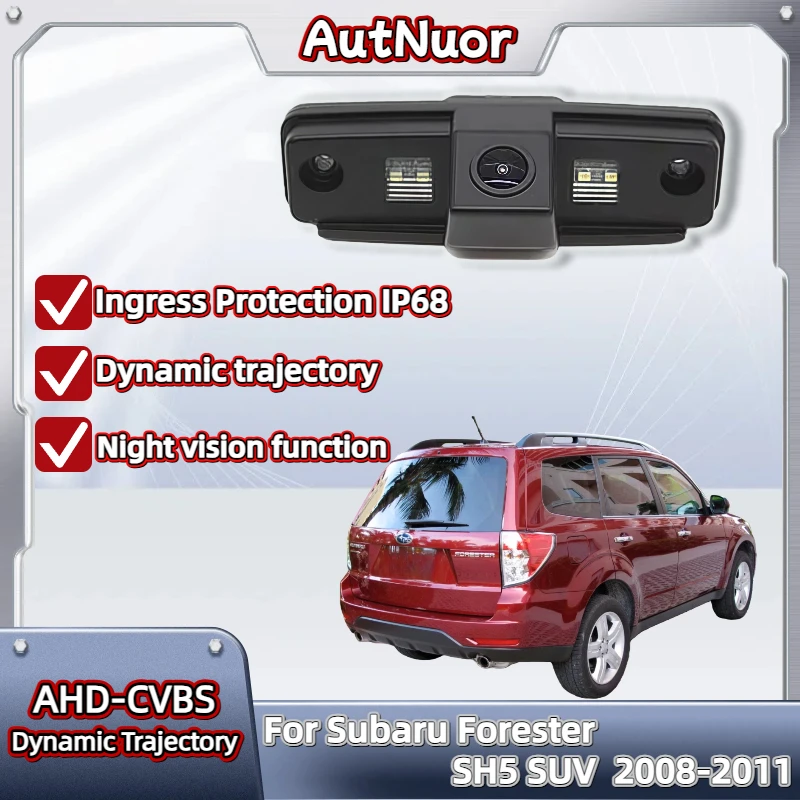 

HD камера заднего вида «рыбий глаз» ночного видения для Subaru Forester SH5 SUV 2008-2011 CCD водонепроницаемая резервная парковочная камера заднего вида