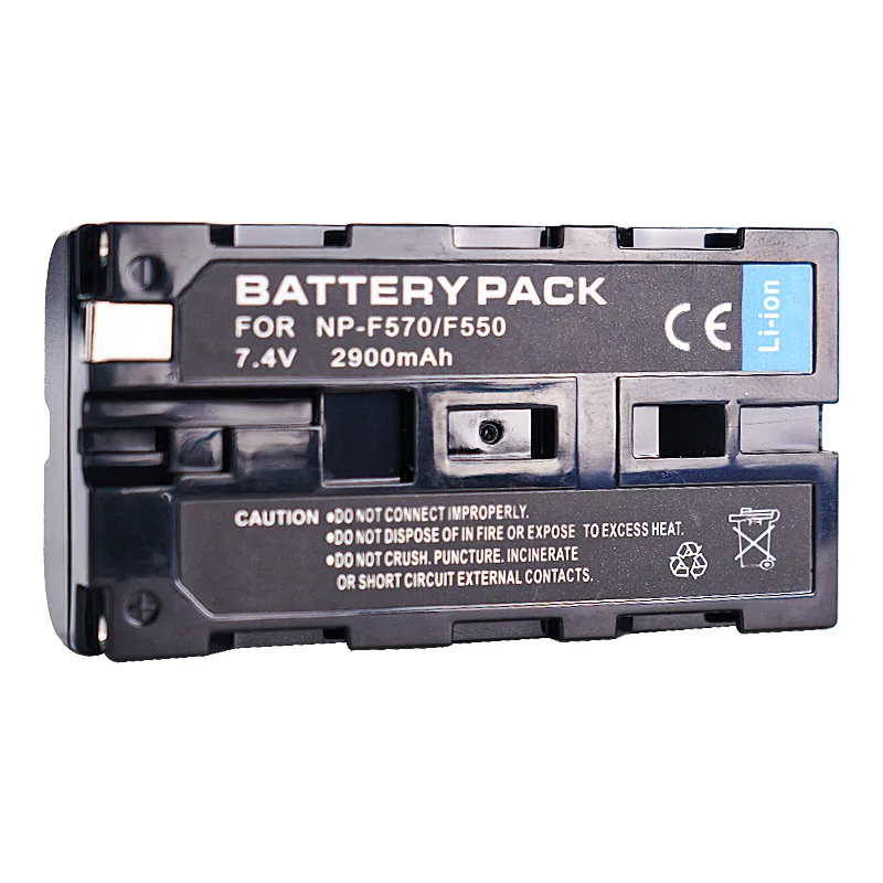소니 NP-F570/F550 F530 F750 F770 F970 카메라 배터리용 7.4V 2900mAh