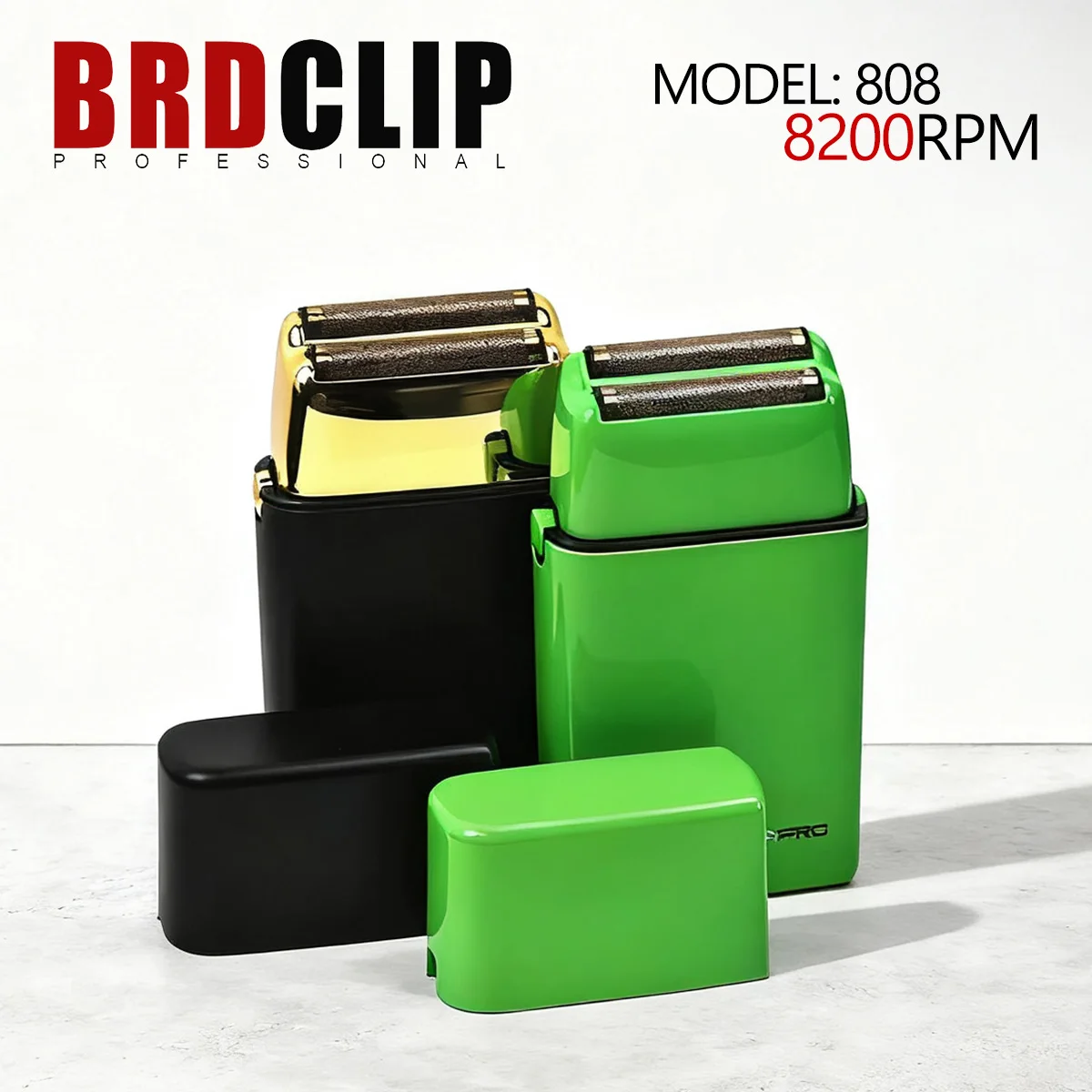 

BRDCLIP Professional Shaver 808 8200RPM Hair Trimmer ABS Shell Barber Shop Oil Head Salon Whitening Hair Trimming for Man 4Color